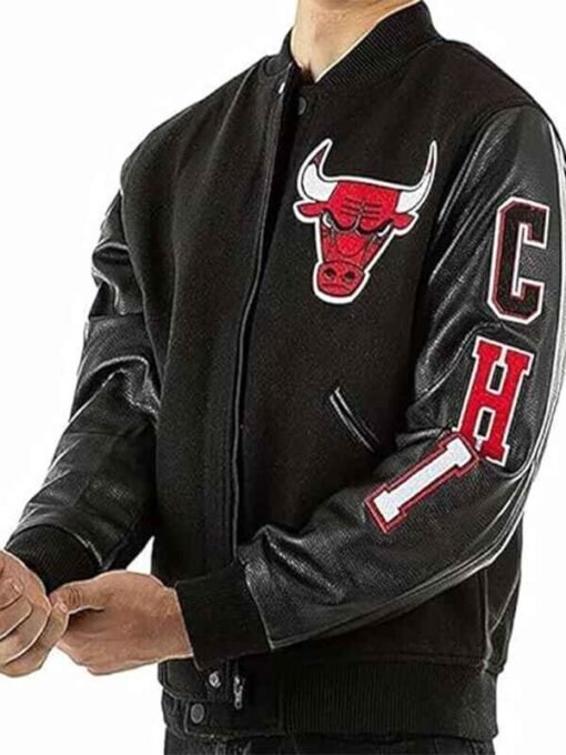 Unisex Chicago Bulls Black Jacket