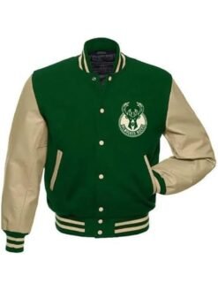 Milwaukee Bucks Letterman Varsity Jacket