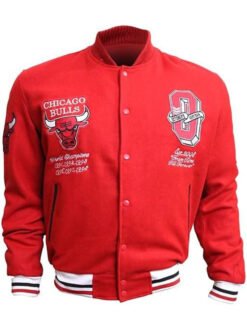 Chicago Bulls Ovo Red Jacket