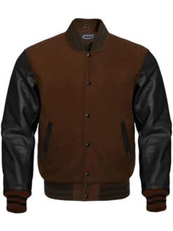 Brown Varsity Jacket