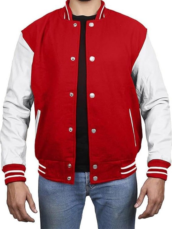1-min Red White Varsity Jacket