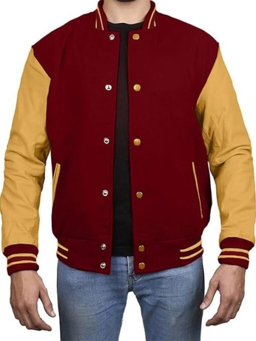 Cardinal Gold Varsity Jacket