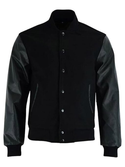 All Black Varsity Jacket