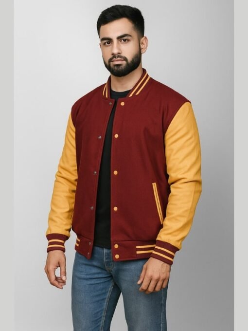 Cardinal Gold Varsity Jacket