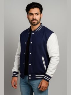 Blue White Varsity Jacket