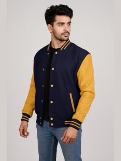 Blue Gold Varsity Jacket