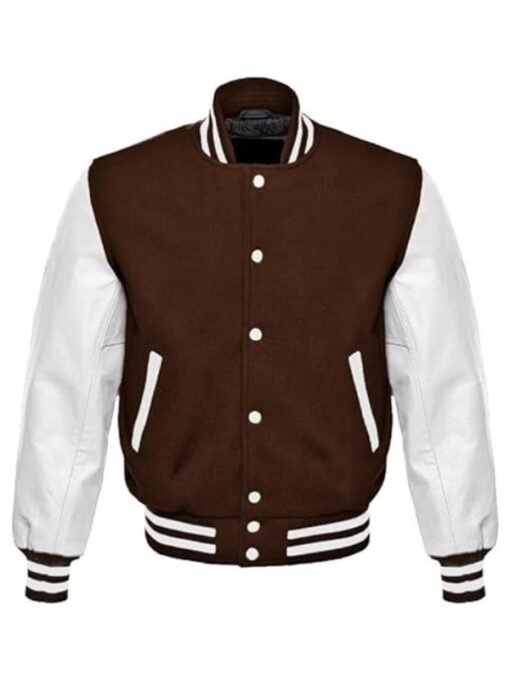 Brown Women Varsity Jacket