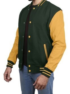Forest Green Varsity Jacket