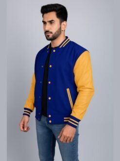 Blue Gold Varsity Jacket