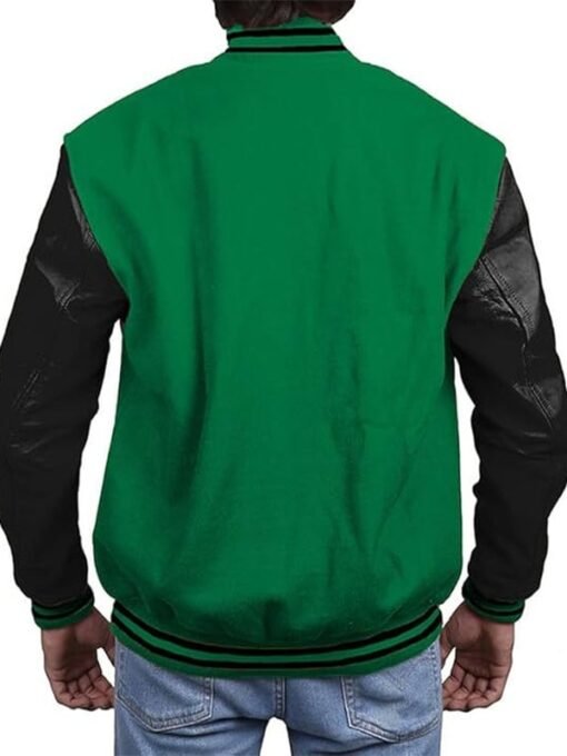 Kelly Green Varsity Jacket