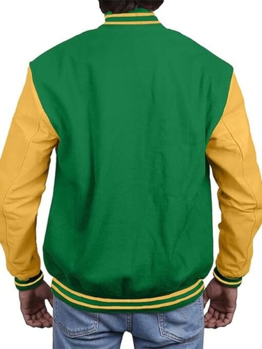 Green Gold Varsity Jacket