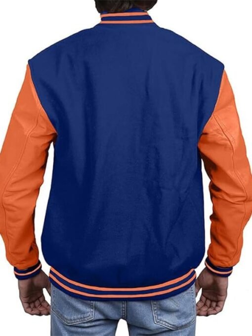 Blue orange Letterman Varsity
