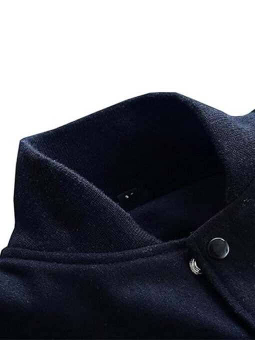 Premium Black Varsity Jacket