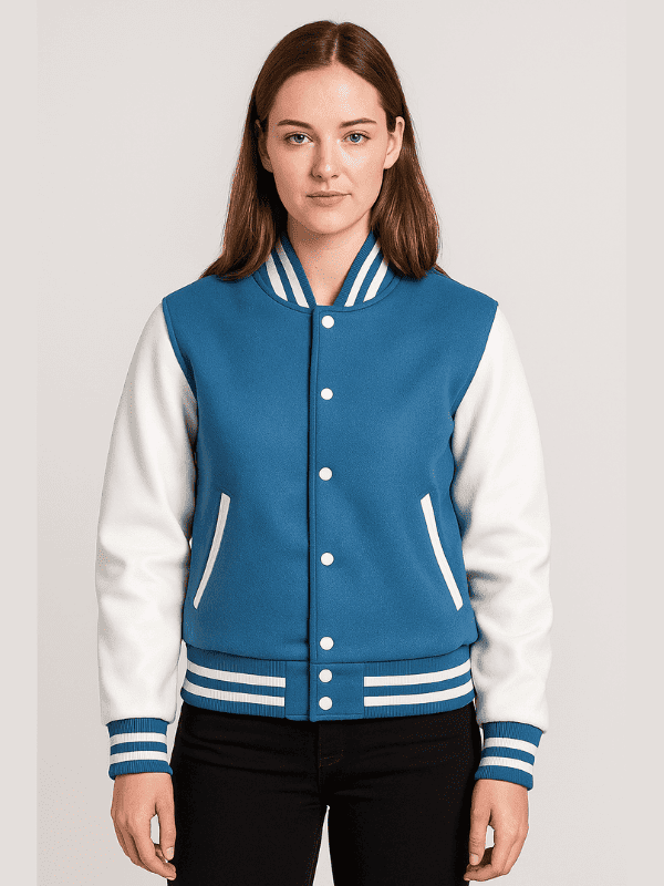 40-min Lite Blue Varsity Jacket