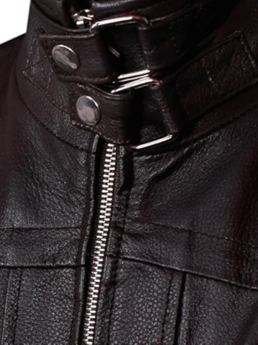 Men’s Brown Distressed Leather Jacket