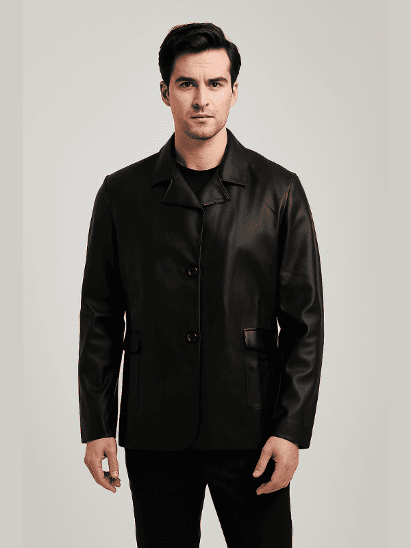66-min Outwear Legacy Black Blazer For Men's