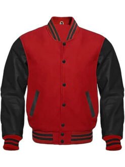 Red Letterman Varsity For Women's