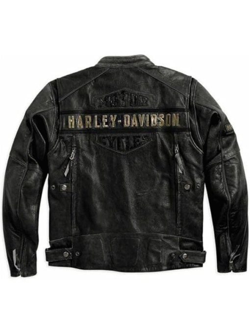 Passing Link Triple Vent Leather Jacket