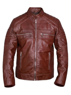 Outwear Legacy DK Brown Biker Jacket