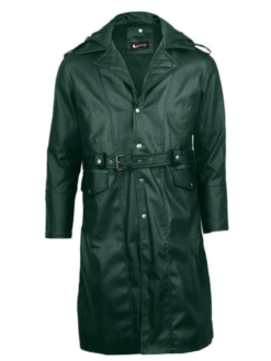 Outwear Legacy Green Trench Coat For Men's