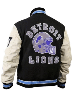 Detroit Lions Beverly Hills Cop Varsity Jacket