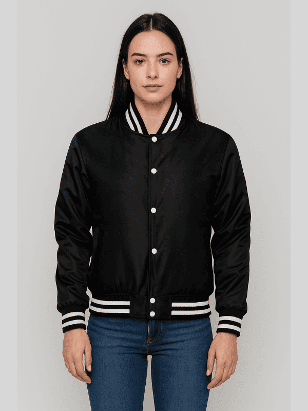 13-min Outwear Legacy Women's Satin Varsity Jacket