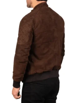 Outwear Legacy Men's Suede Bomber Jacket