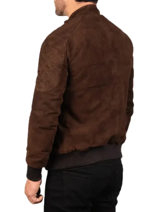 Outwear Legacy Men's Suede Bomber Jacket