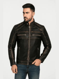Outwear Legacy Men's Vintage Biker Jacket