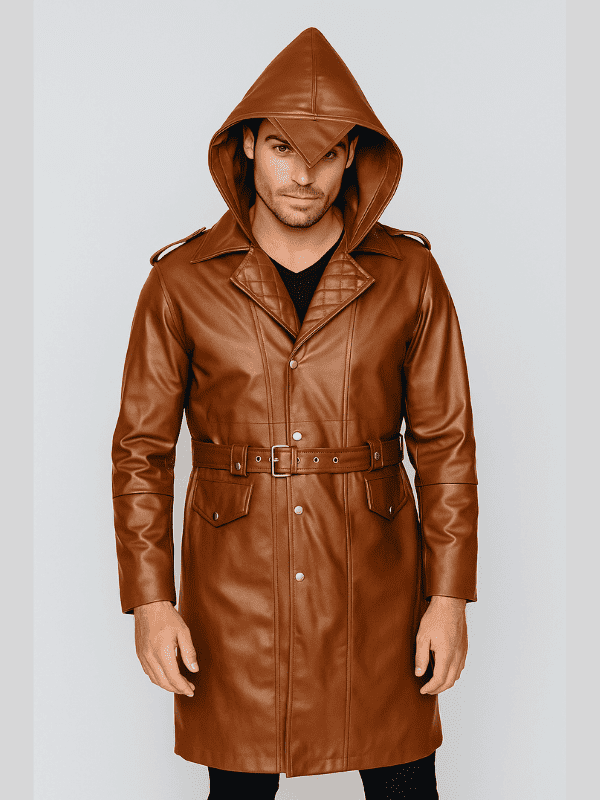 73-min Outwear Legacy Brown Trench Coat For Men's