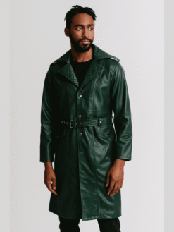 Outwear Legacy Green Trench Coat For Men's