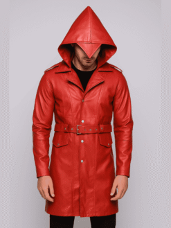 Outwear Legacy Red Trench Coat For Men's