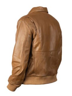 Coffmen Olive Brown Leather Jacket