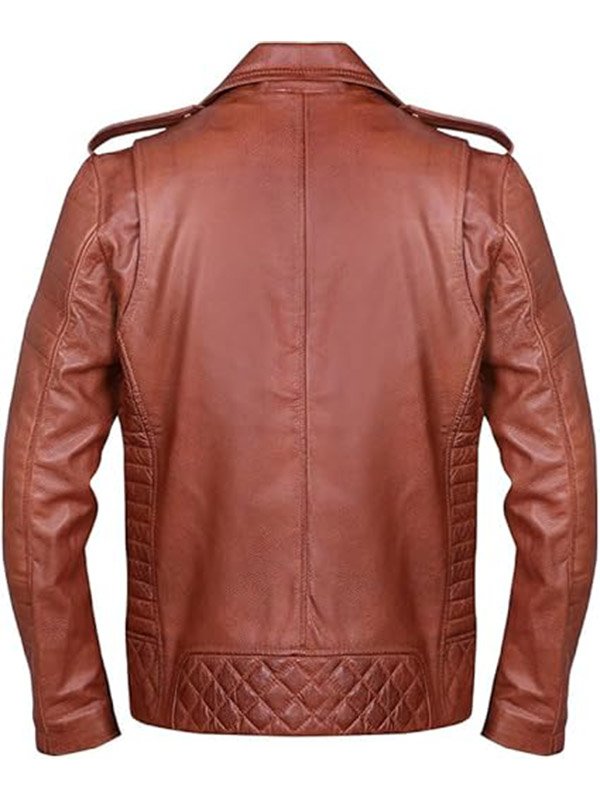 Untitled-2 Outwear Legacy Brown Cafe Racer Biker Jacket