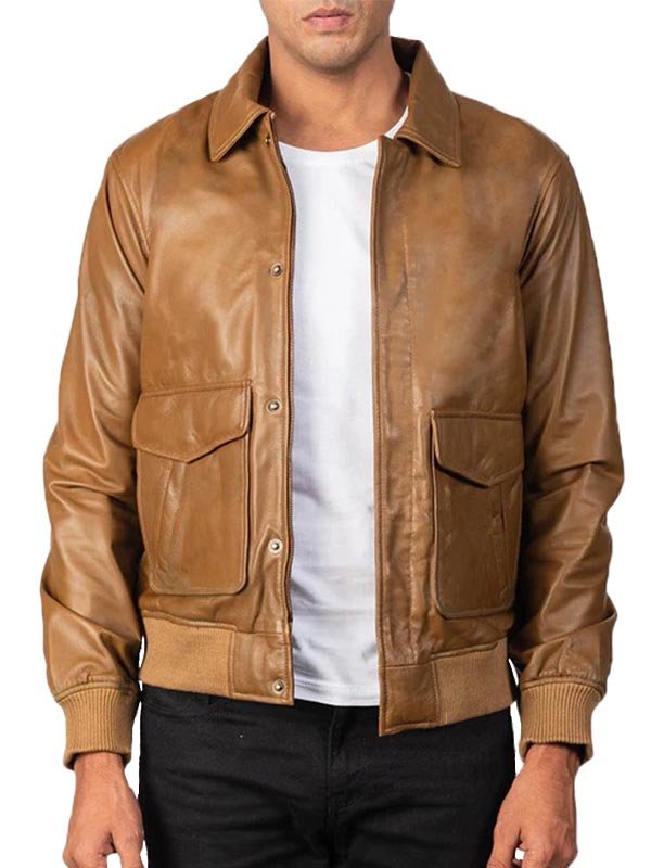 Untitled-3 Coffmen Olive A2 Leather Jacket