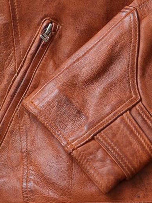 Outwear Legacy Quilted Brown Leather Jacket