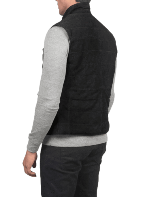 Outwear Legacy Men's Black Suede Leather Vest