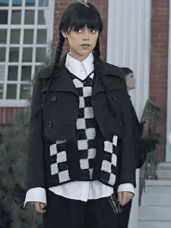 Jenna Ortega Wednesday Cropped Jacket