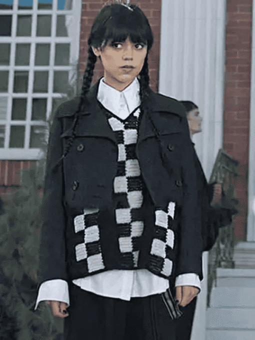 Jenna Ortega Wednesday Cropped Jacket