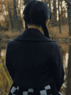Jenna Ortega Wednesday Black Cropped Jacket