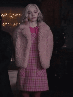 Emma Myers Wednesday Pink Jacket