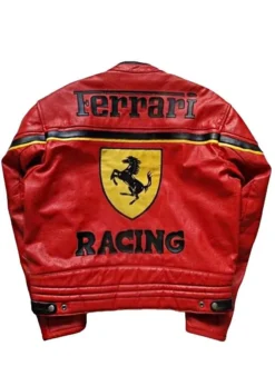 Ferrari Racing Leather Jacket