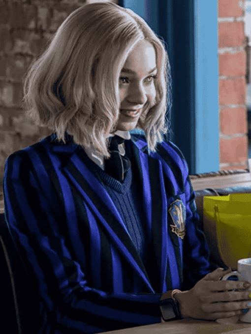 Emma Myers Blue Blazer