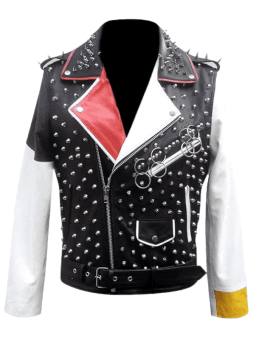 Men's Rock Studded Spikes Punk Jacket