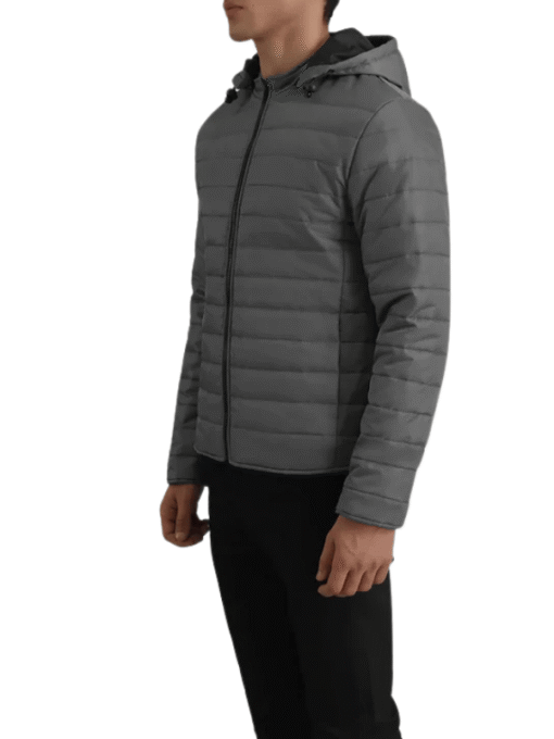 Men's Grey Puffer Jacket