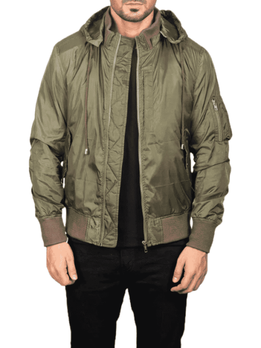 Men's Green Soft Shell Jacket