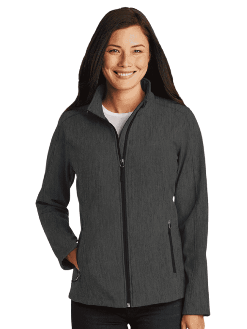 Women’s Soft Shell Windbreaker Grey Jacket