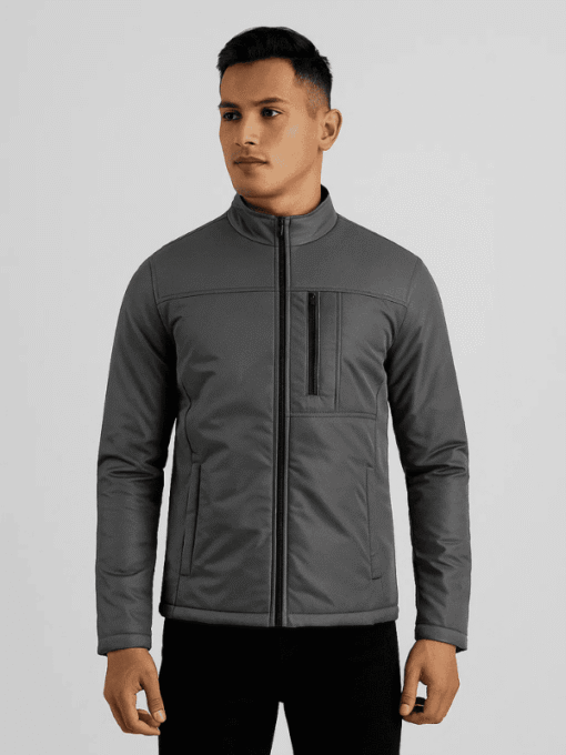 Men's Elliot Grey Lightweight Puffer Jacket