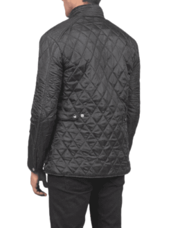 Men's Black Windbreaker Jacket