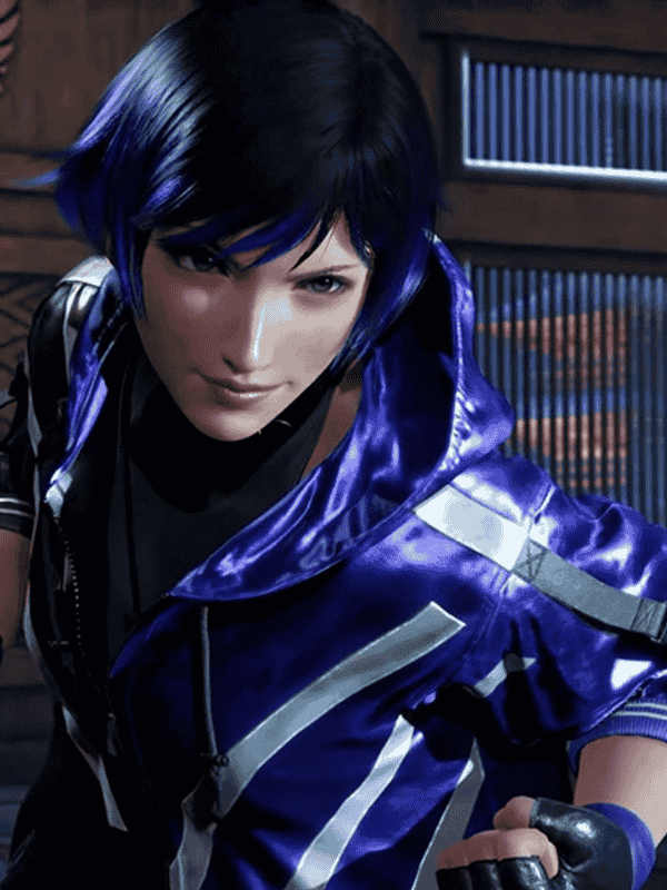 Outwear Legacy Jacket (2) Tekken 8 Reina Black and Purple Jacket